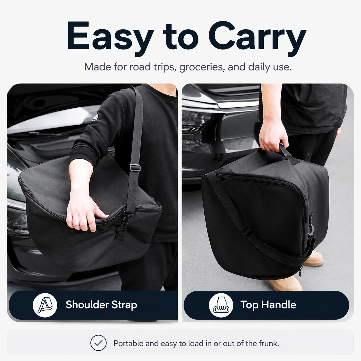 Frunk Cooler Bags for Tesla Model 3 & Model Y