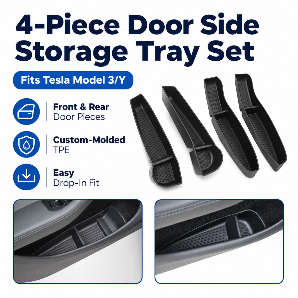 Door Pocket Organizers for Tesla Model 3/Y