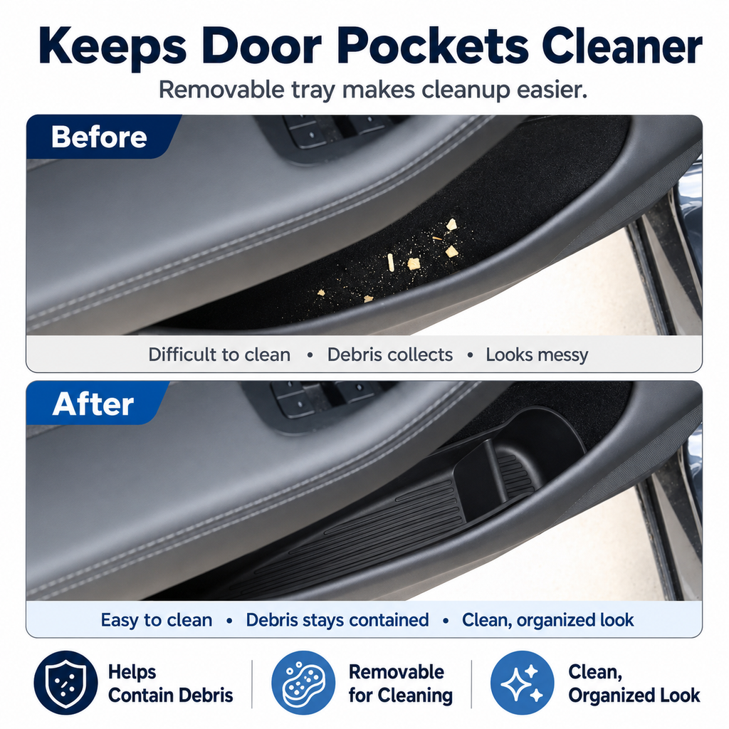 Door Pocket Organizers for Tesla Model 3/Y